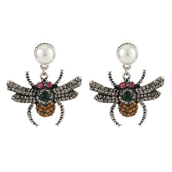 Jewelry - Bee Rhinestone Earrings